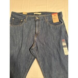 JEANS STRAIGHT‎ MIDDY LEVI'S Women  32x30  Dark Blue Mid-Rise NWT RETAIL$ 59